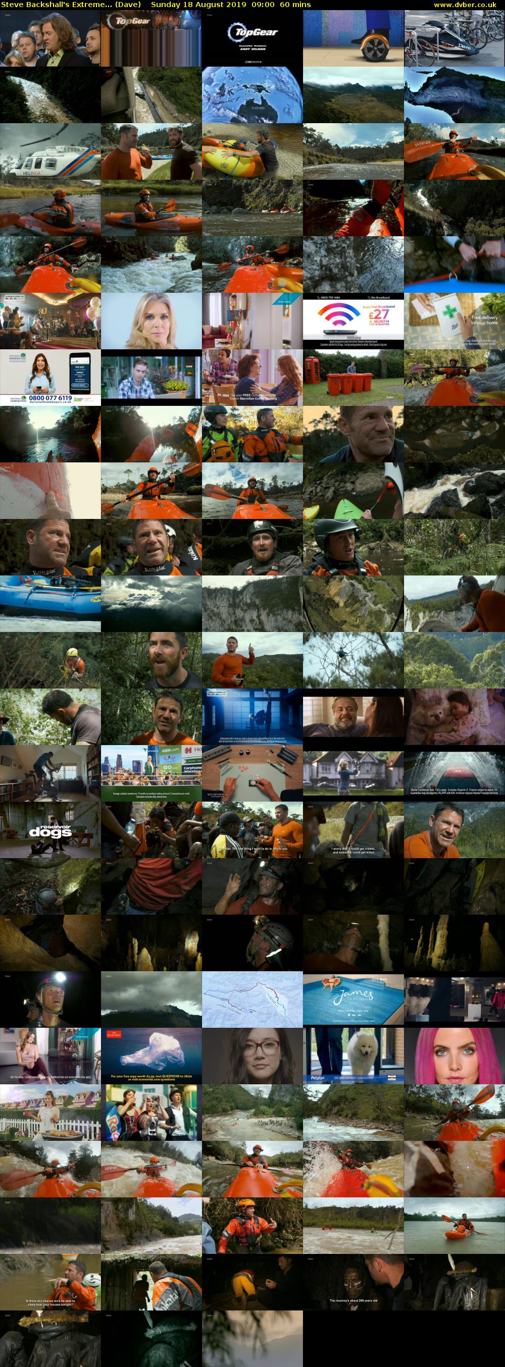Steve Backshall's Extreme... (Dave) Sunday 18 August 2019 09:00 - 10:00
