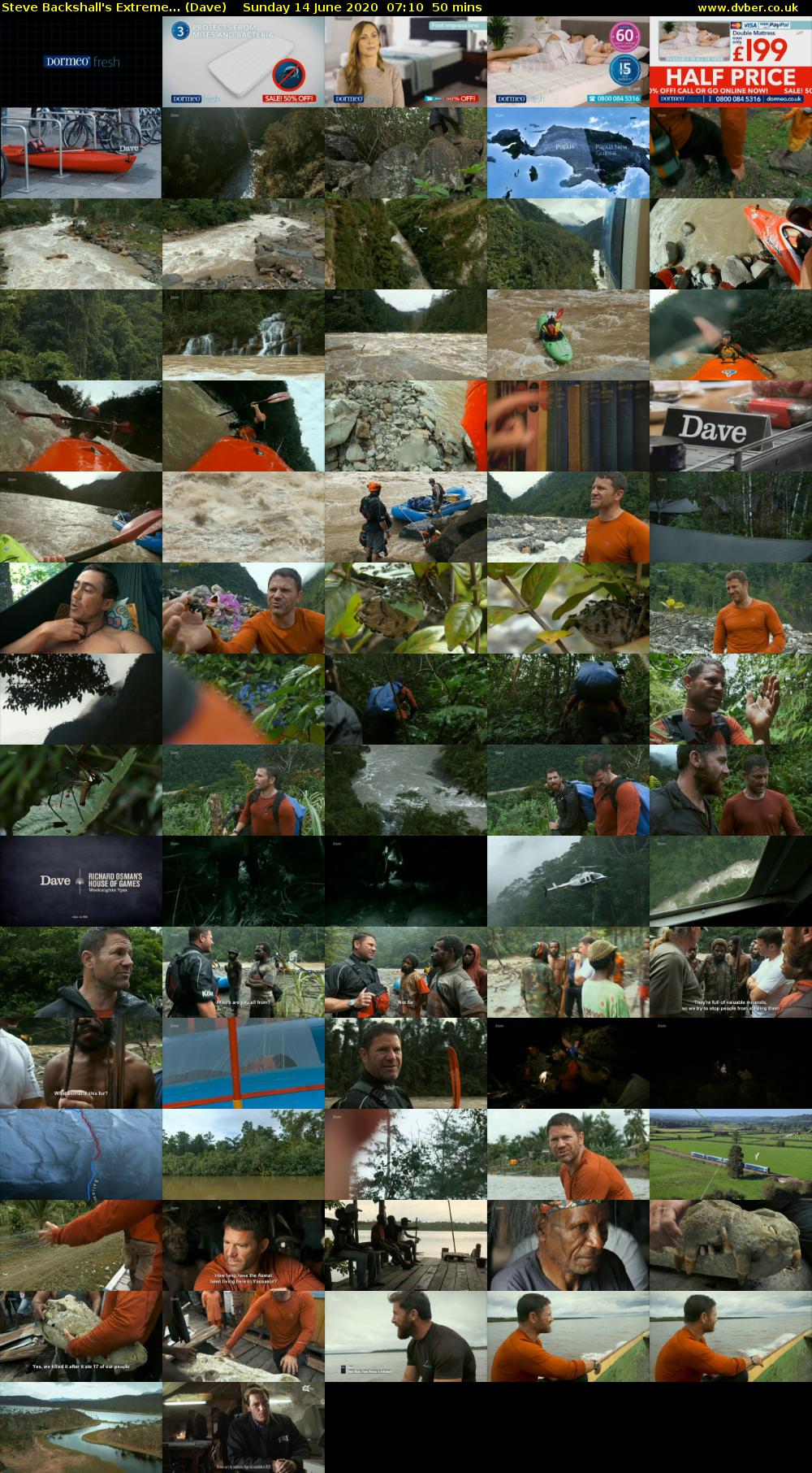 Steve Backshall's Extreme... (Dave) Sunday 14 June 2020 07:10 - 08:00