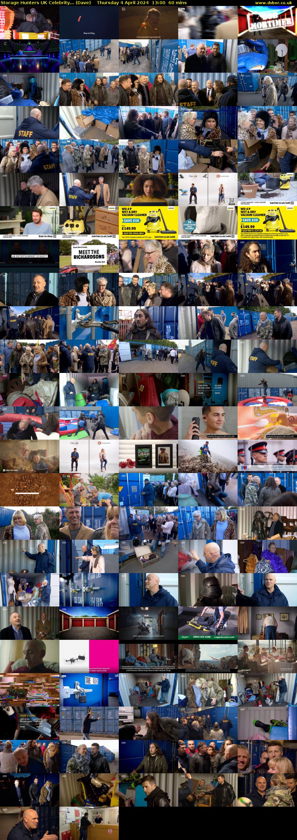 Storage Hunters UK Celebrity... (Dave) Thursday 4 April 2024 13:00 - 14:00