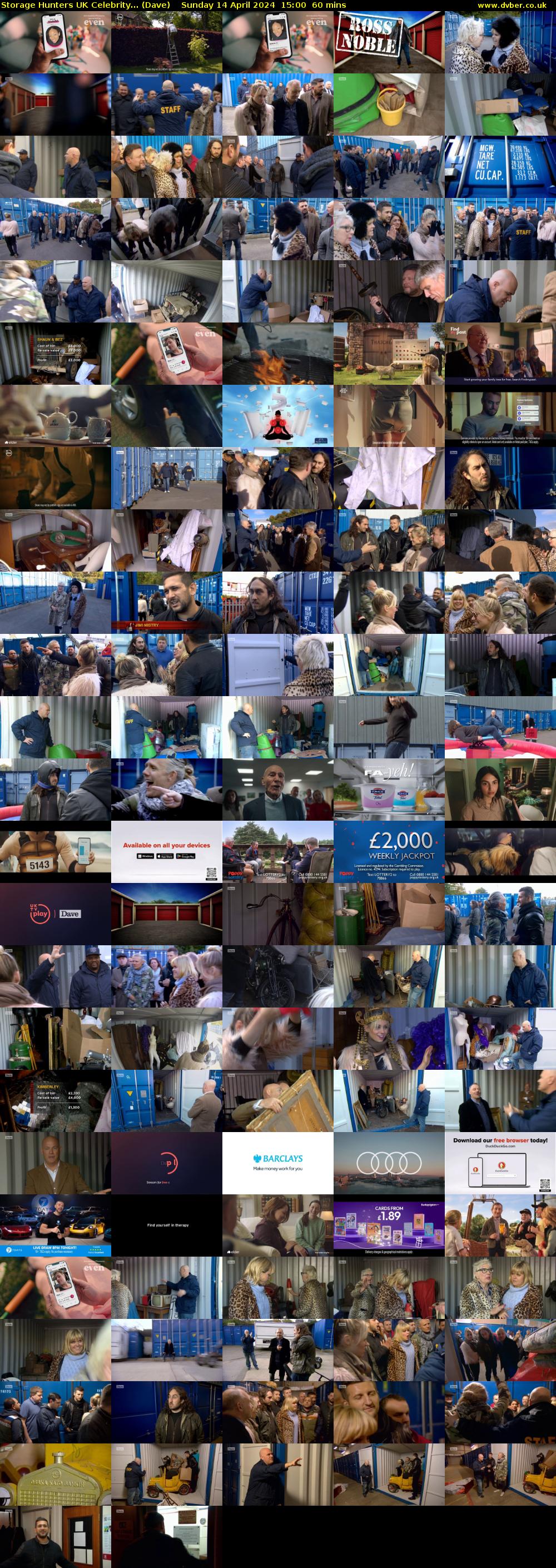 Storage Hunters UK Celebrity... (Dave) Sunday 14 April 2024 15:00 - 16:00