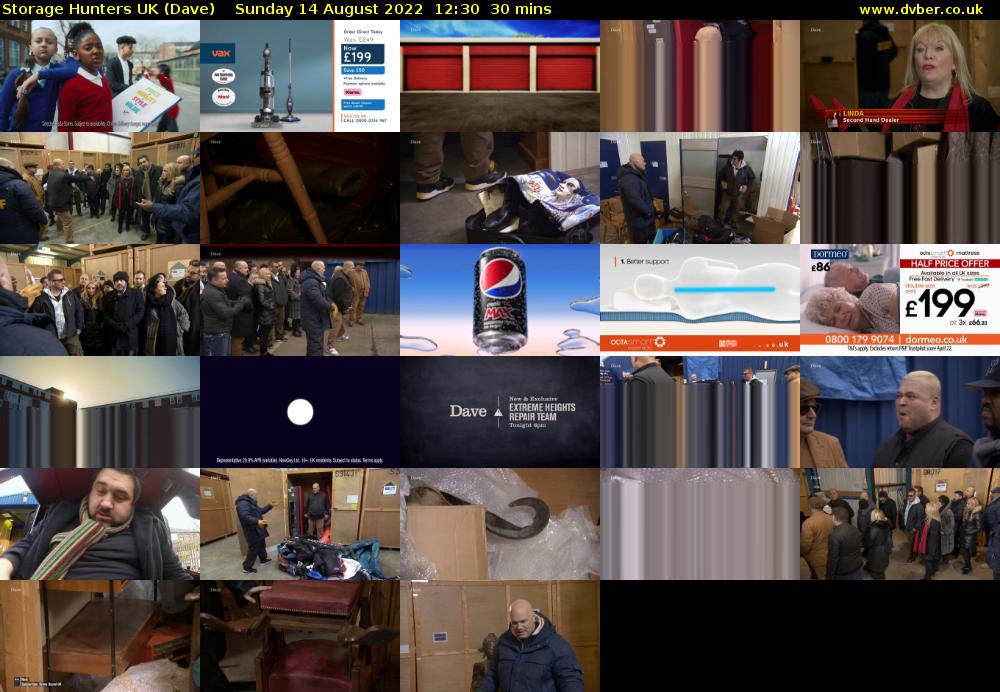 Storage Hunters UK (Dave) Sunday 14 August 2022 12:30 - 13:00