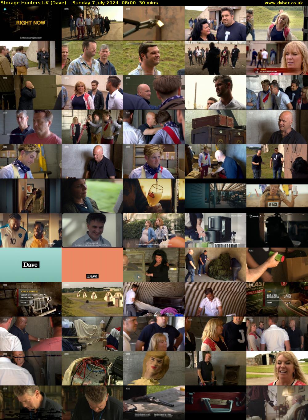 Storage Hunters UK (Dave) Sunday 7 July 2024 08:00 - 08:30