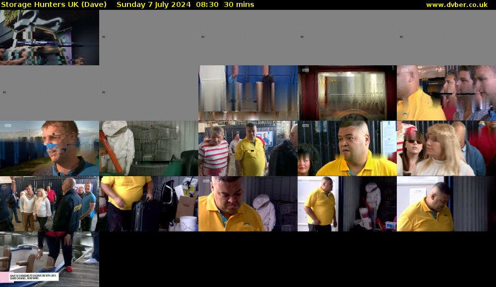 Storage Hunters UK (Dave) Sunday 7 July 2024 08:30 - 09:00