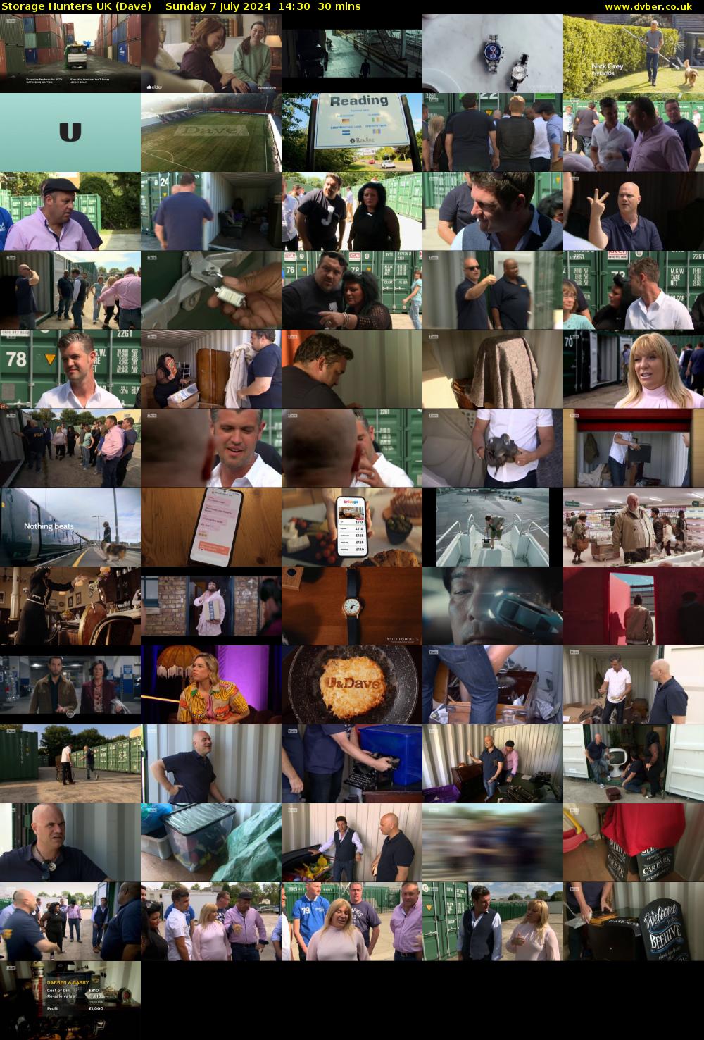 Storage Hunters UK (Dave) Sunday 7 July 2024 14:30 - 15:00