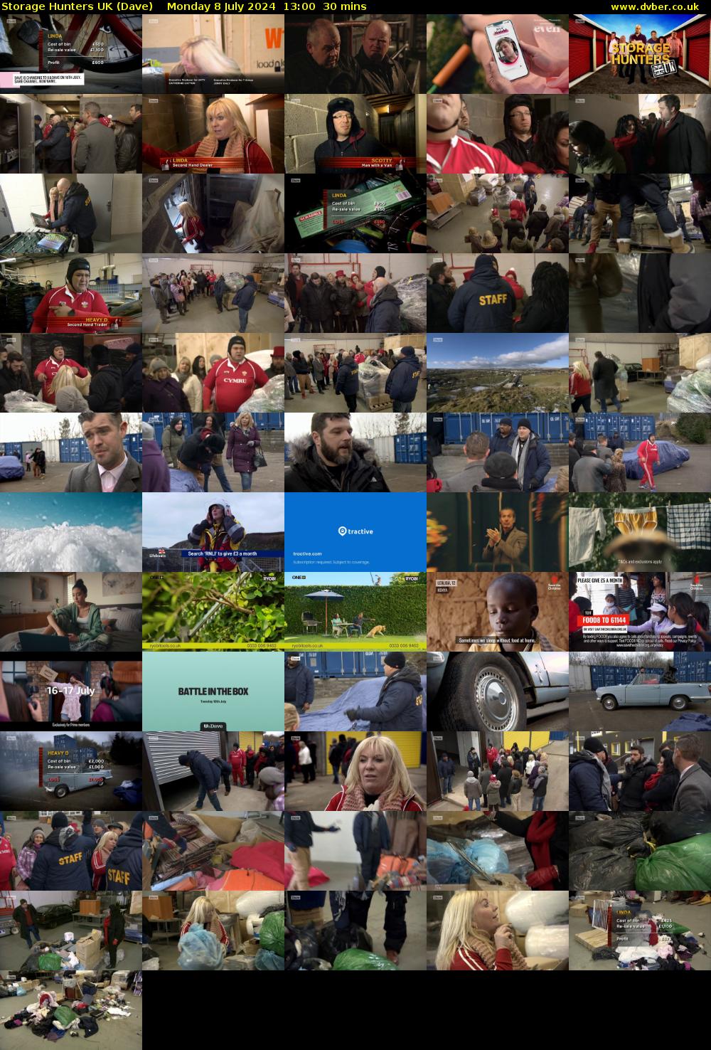 Storage Hunters UK (Dave) Monday 8 July 2024 13:00 - 13:30