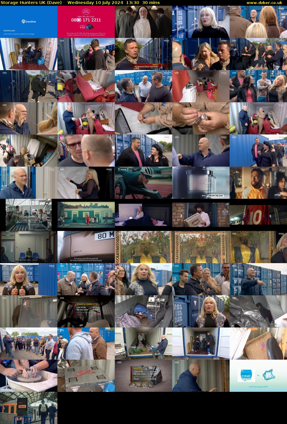 Storage Hunters UK (Dave) Wednesday 10 July 2024 13:30 - 14:00