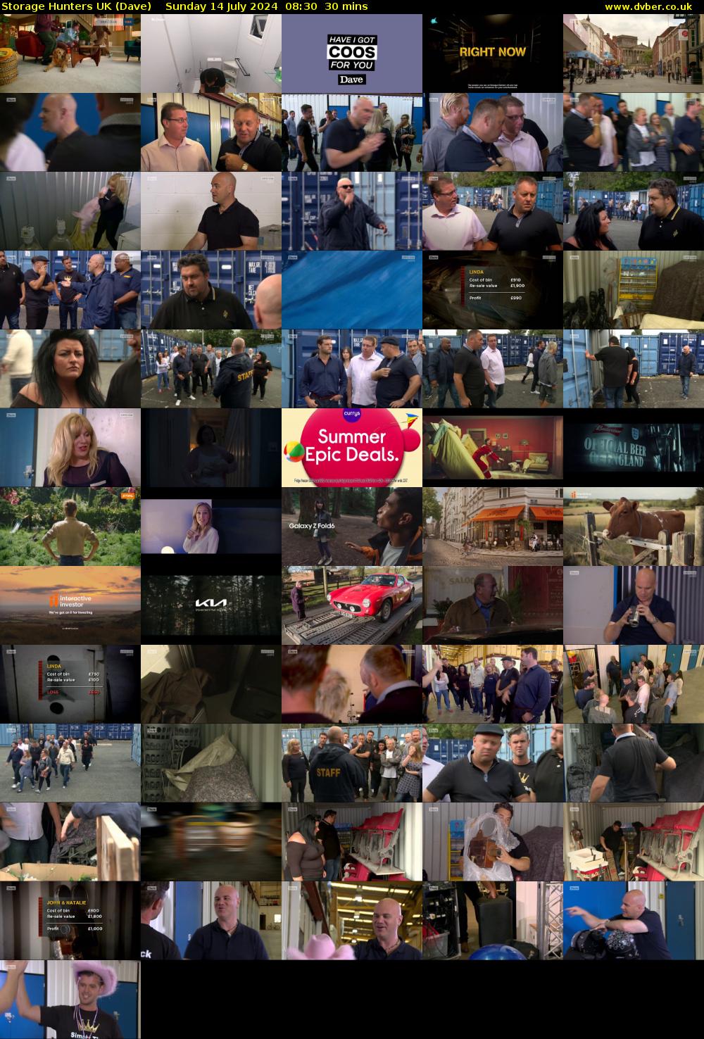 Storage Hunters UK (Dave) Sunday 14 July 2024 08:30 - 09:00