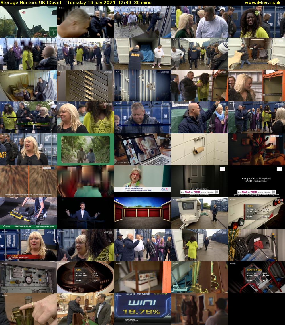 Storage Hunters UK (Dave) Tuesday 16 July 2024 12:30 - 13:00