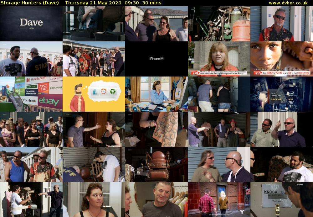 Storage Hunters (Dave) Thursday 21 May 2020 09:30 - 10:00