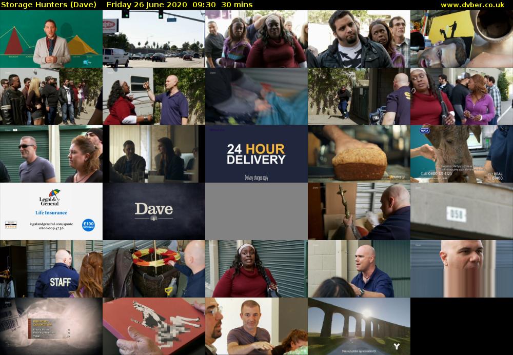 Storage Hunters (Dave) Friday 26 June 2020 09:30 - 10:00