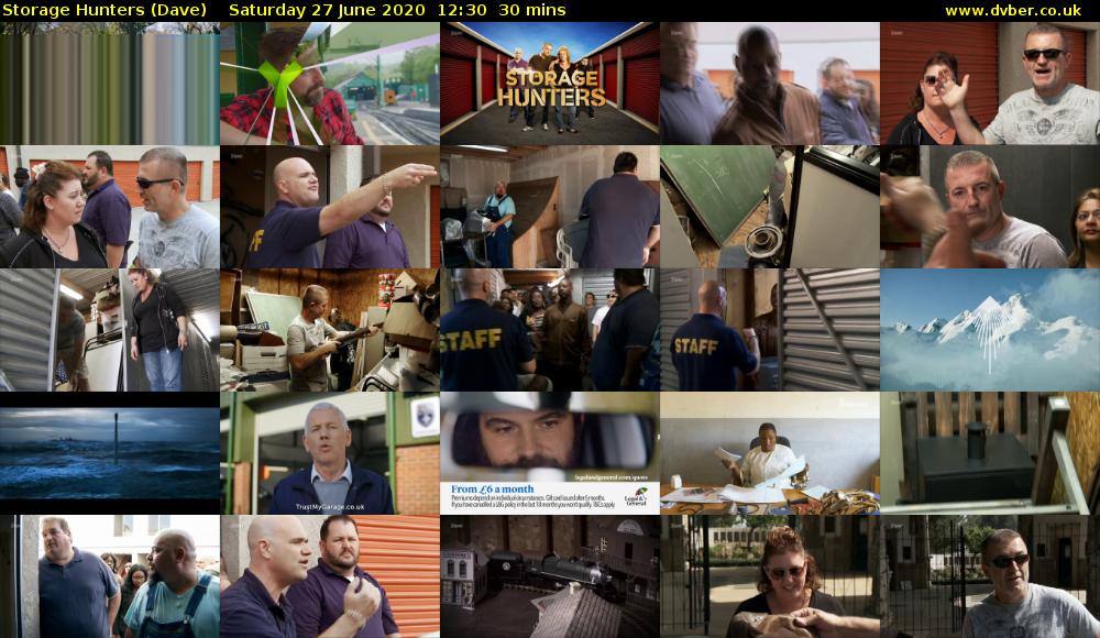 Storage Hunters (Dave) Saturday 27 June 2020 12:30 - 13:00