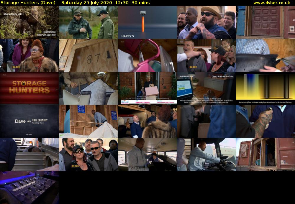 Storage Hunters (Dave) Saturday 25 July 2020 12:30 - 13:00
