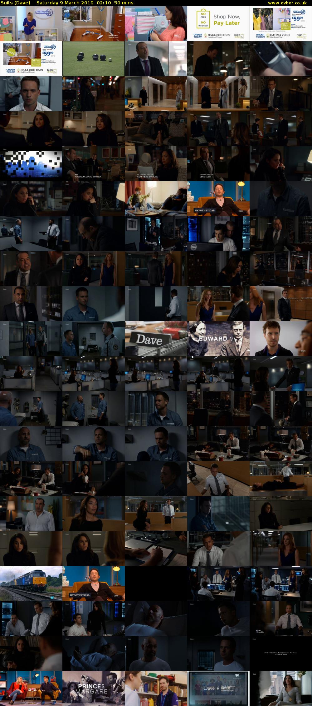 Suits (Dave) Saturday 9 March 2019 02:10 - 03:00