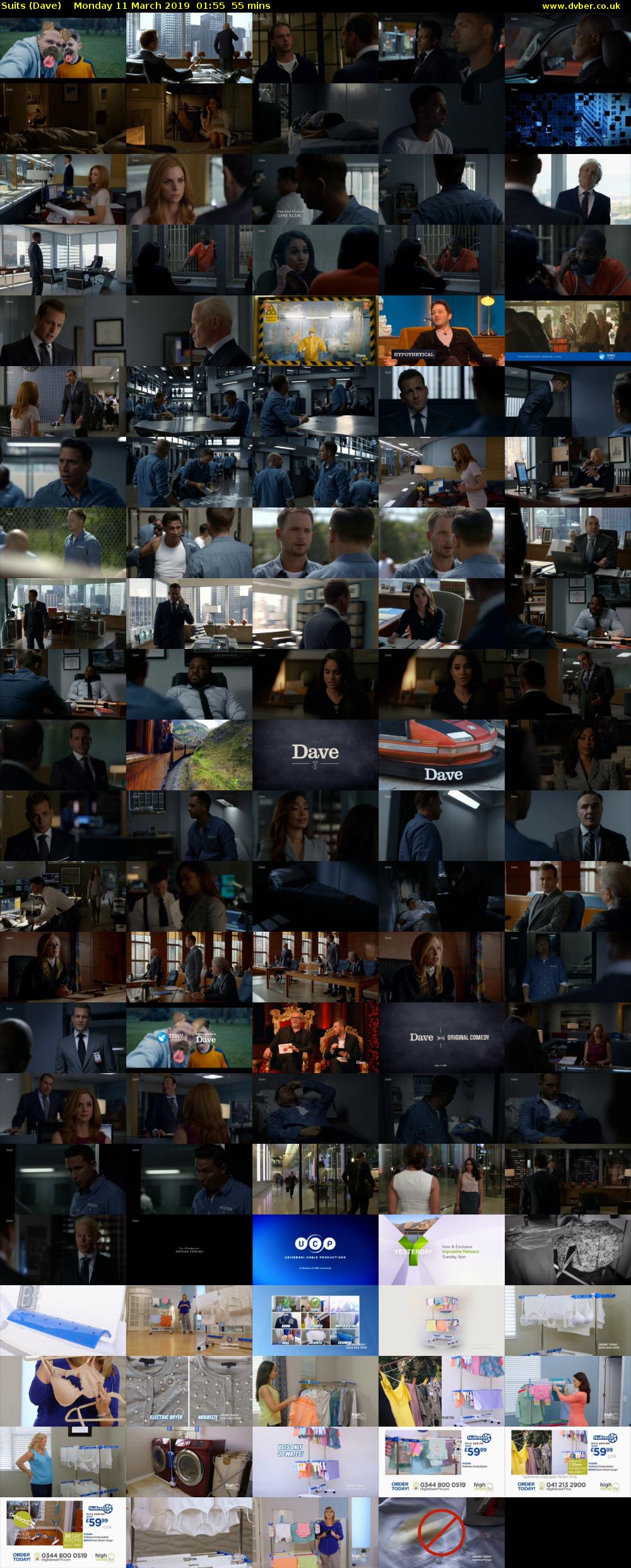 Suits (Dave) Monday 11 March 2019 01:55 - 02:50