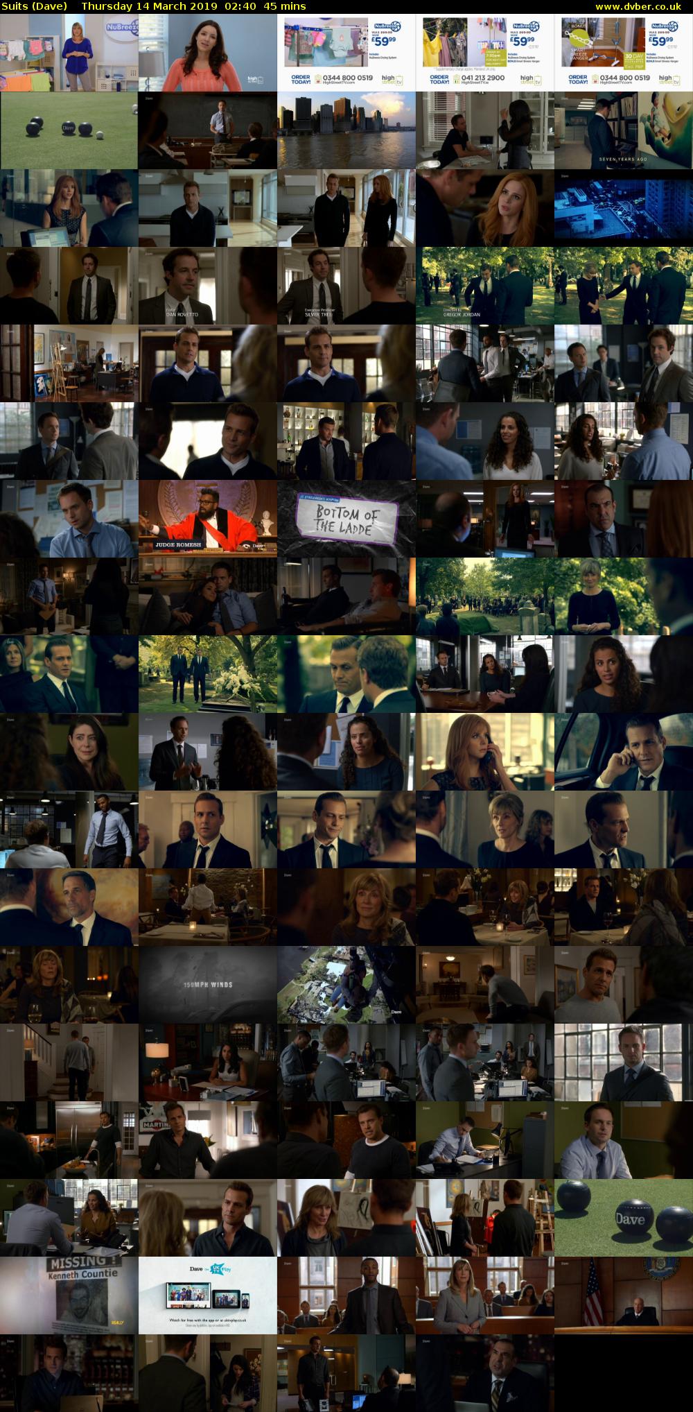 Suits (Dave) Thursday 14 March 2019 02:40 - 03:25