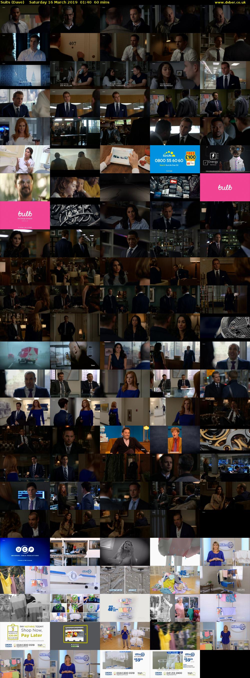 Suits (Dave) Saturday 16 March 2019 01:40 - 02:40