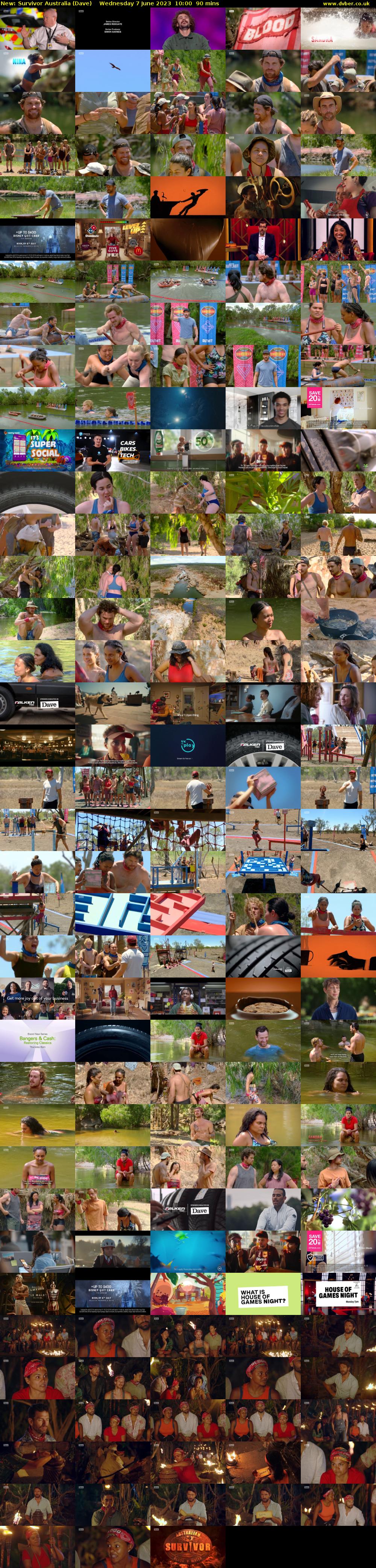 Survivor Australia (Dave) Wednesday 7 June 2023 10:00 - 11:30