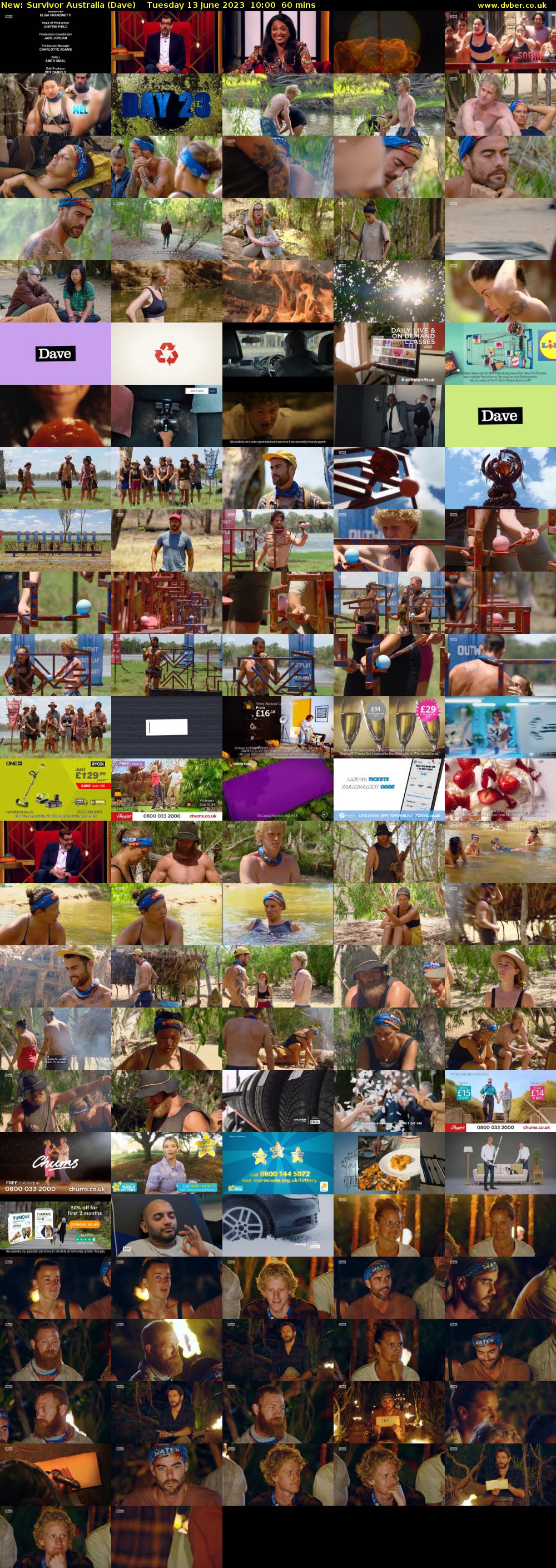 Survivor Australia (Dave) Tuesday 13 June 2023 10:00 - 11:00