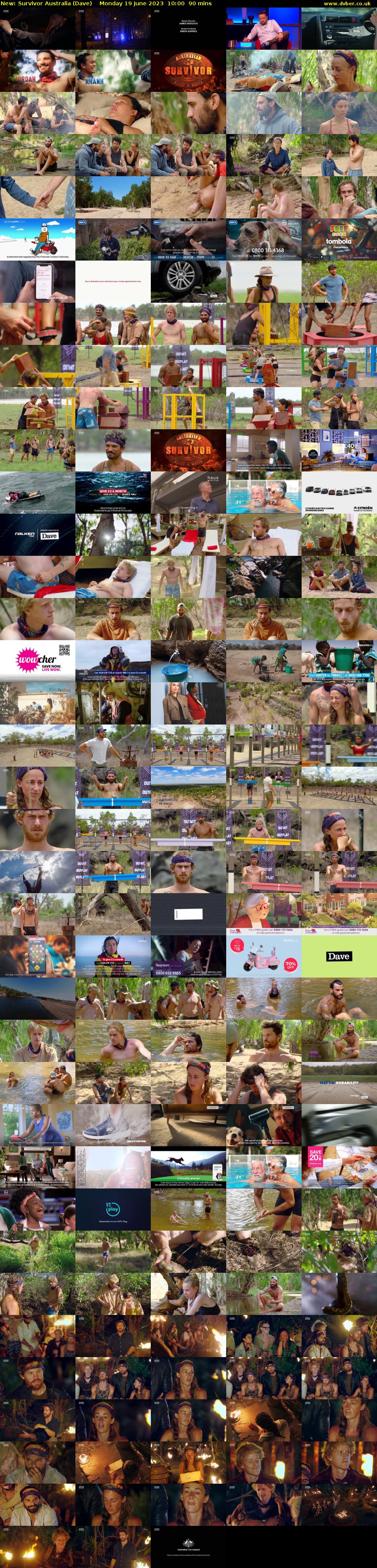 Survivor Australia (Dave) Monday 19 June 2023 10:00 - 11:30