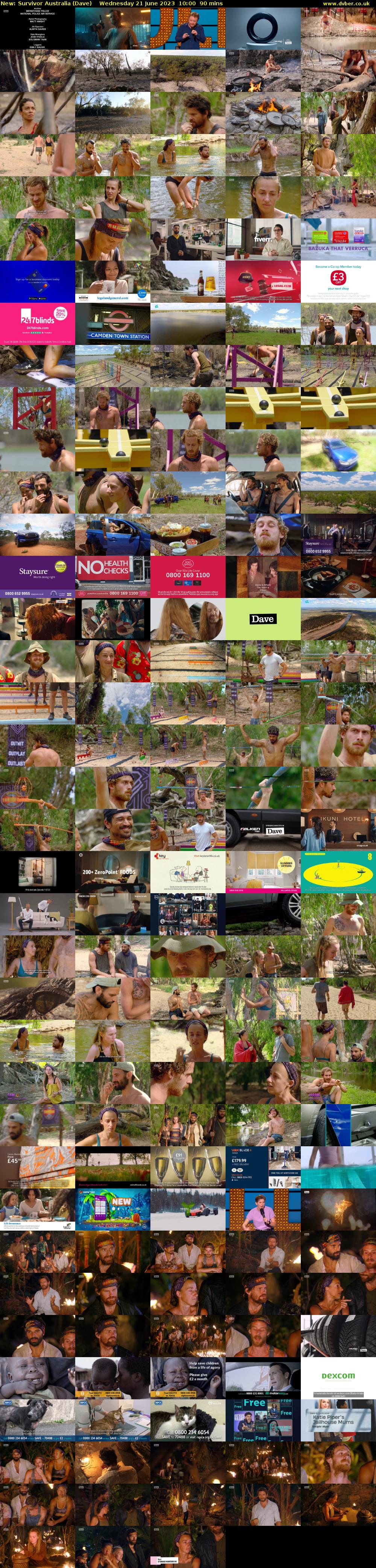 Survivor Australia (Dave) Wednesday 21 June 2023 10:00 - 11:30