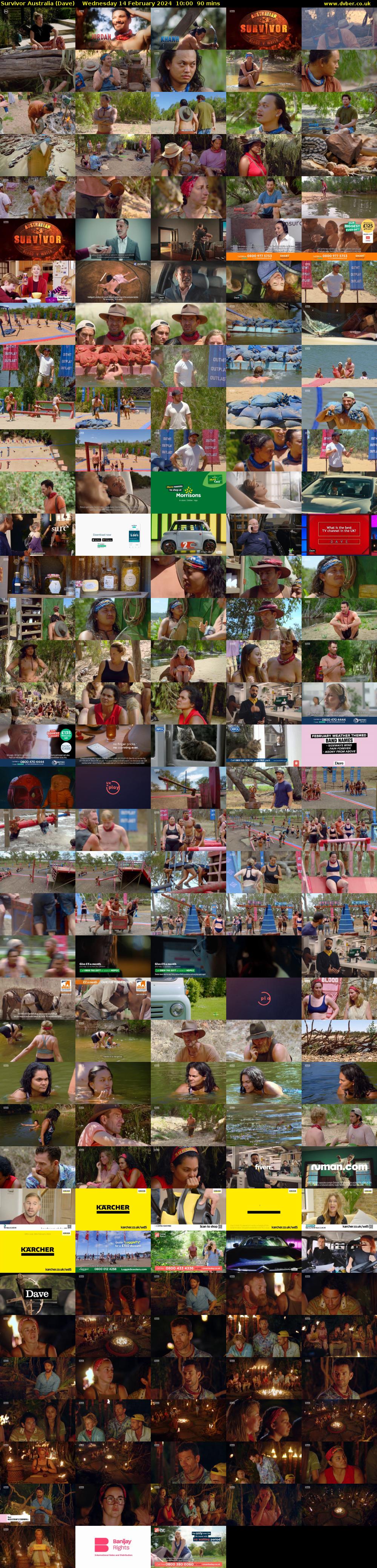 Survivor Australia (Dave) Wednesday 14 February 2024 10:00 - 11:30