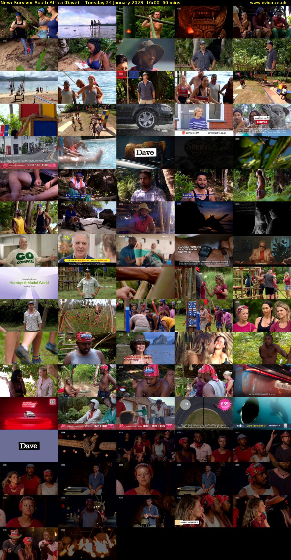 Survivor South Africa (Dave) Tuesday 24 January 2023 16:00 - 17:00