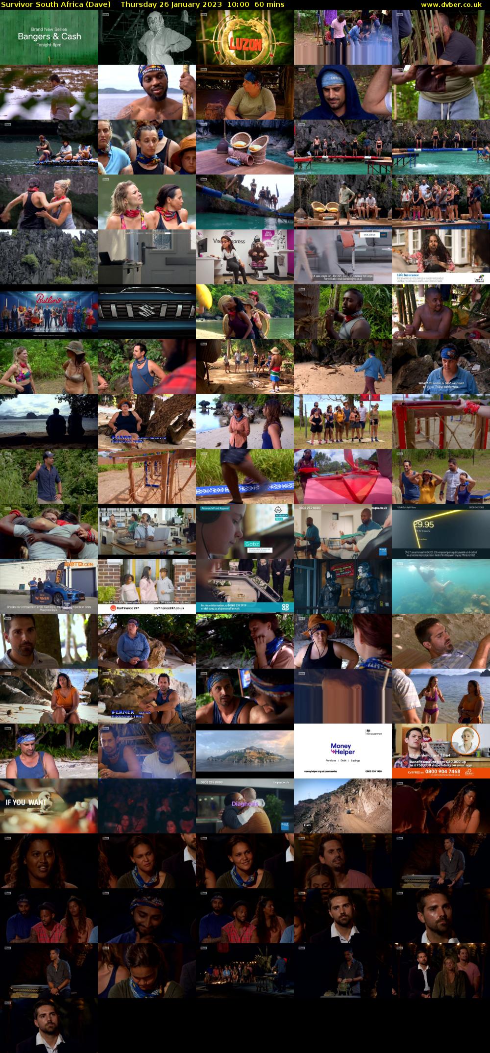 Survivor South Africa (Dave) Thursday 26 January 2023 10:00 - 11:00