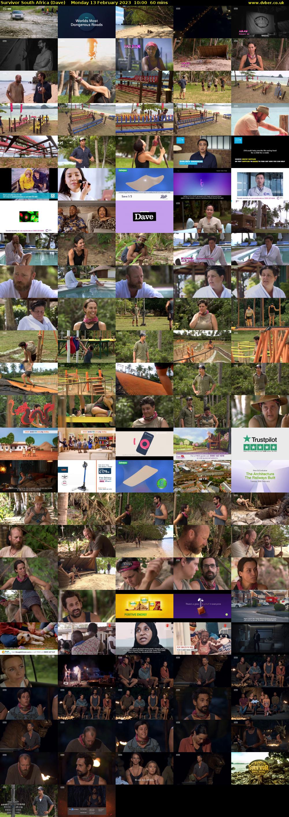 Survivor South Africa (Dave) Monday 13 February 2023 10:00 - 11:00