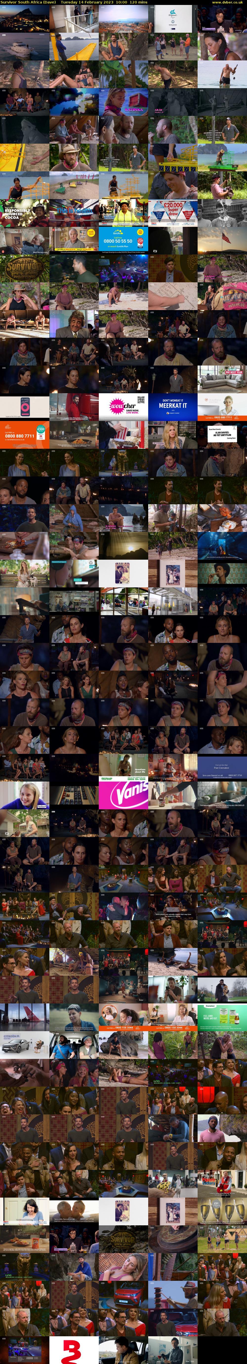 Survivor South Africa (Dave) Tuesday 14 February 2023 10:00 - 12:00