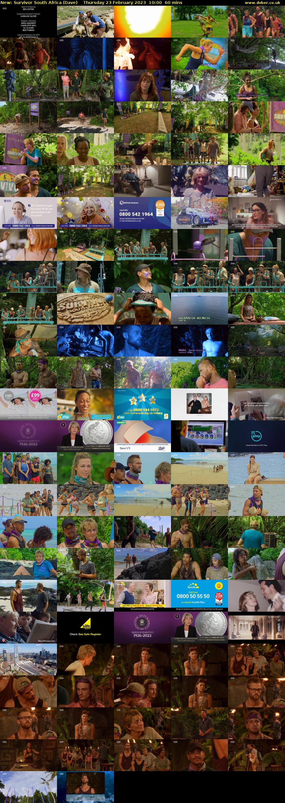 Survivor South Africa (Dave) Thursday 23 February 2023 10:00 - 11:00