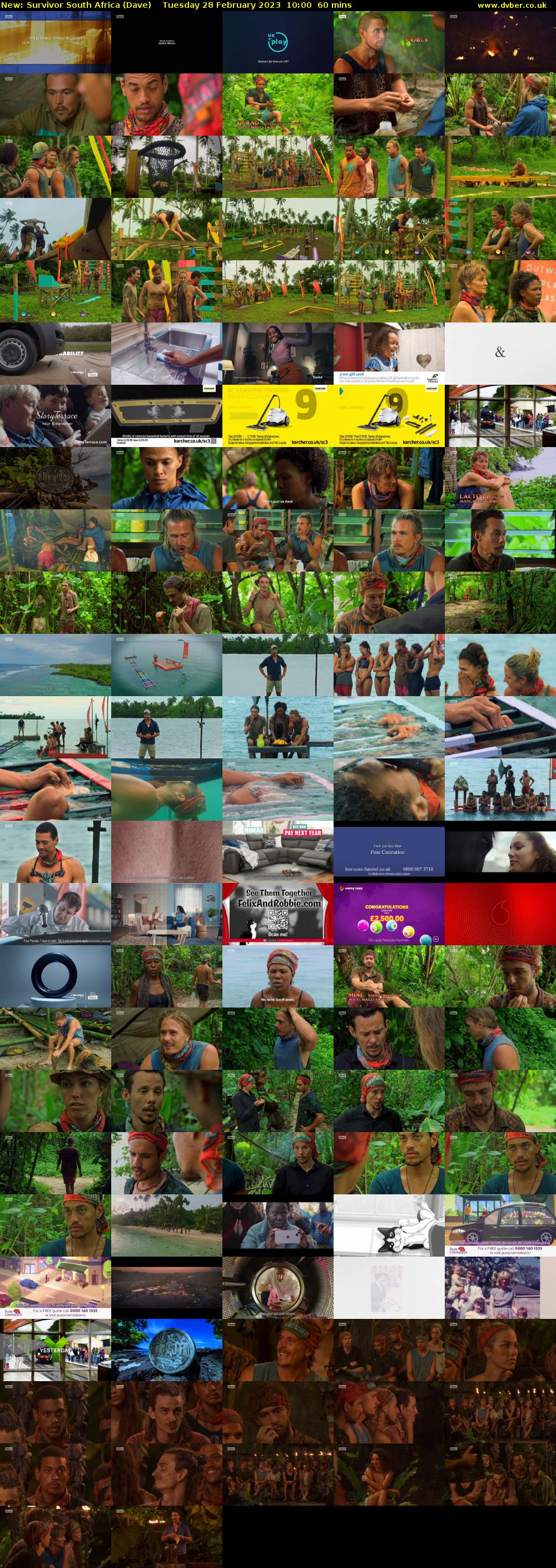 Survivor South Africa (Dave) Tuesday 28 February 2023 10:00 - 11:00