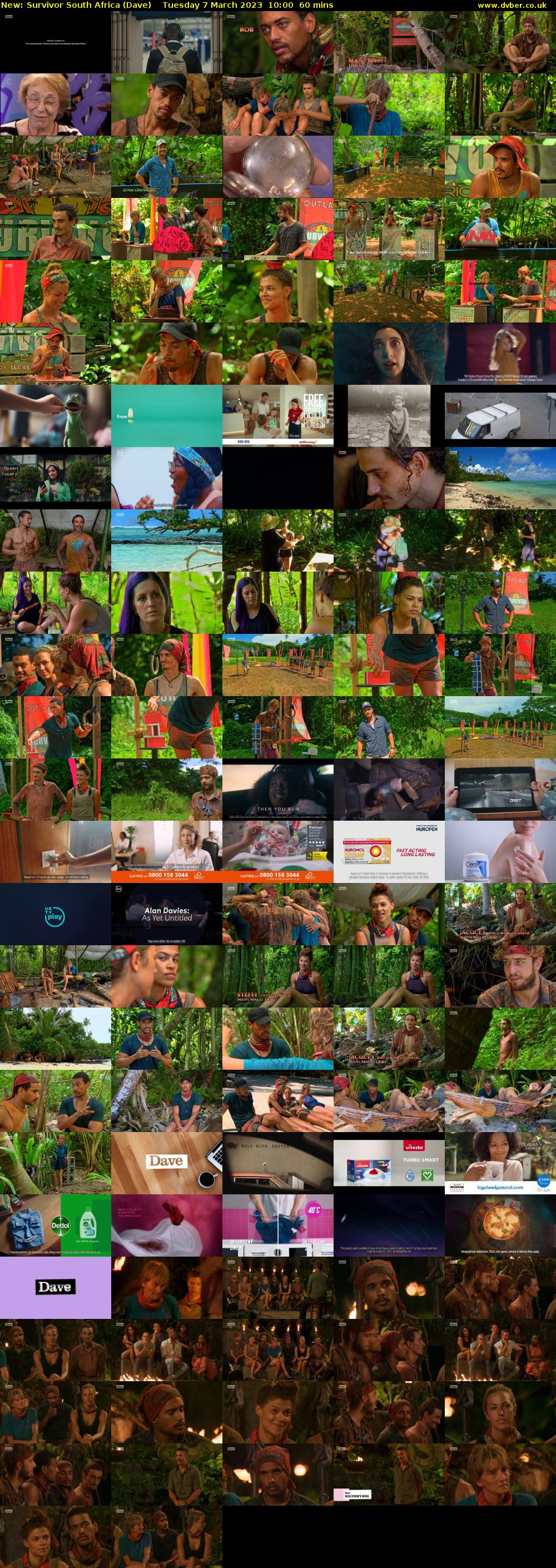 Survivor South Africa (Dave) Tuesday 7 March 2023 10:00 - 11:00