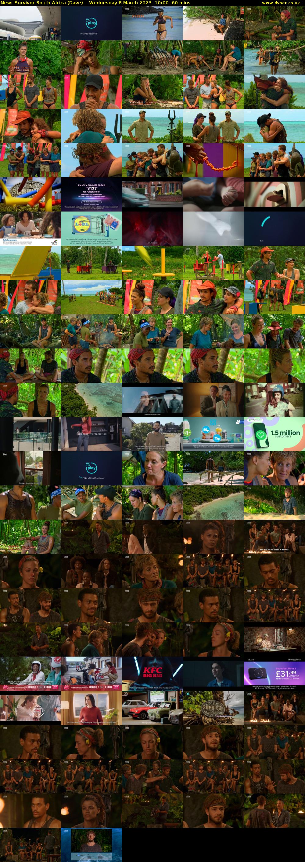 Survivor South Africa (Dave) Wednesday 8 March 2023 10:00 - 11:00