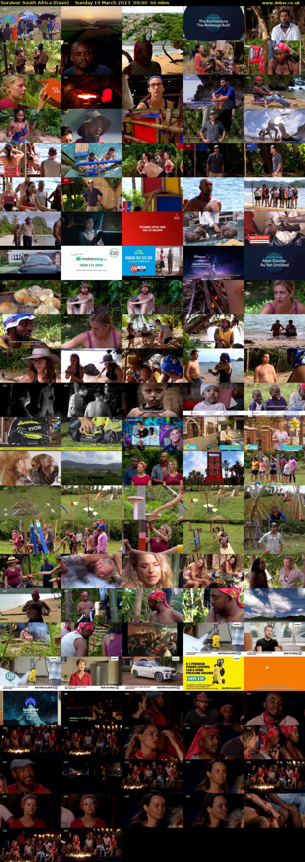 Survivor South Africa (Dave) Sunday 19 March 2023 09:00 - 10:00
