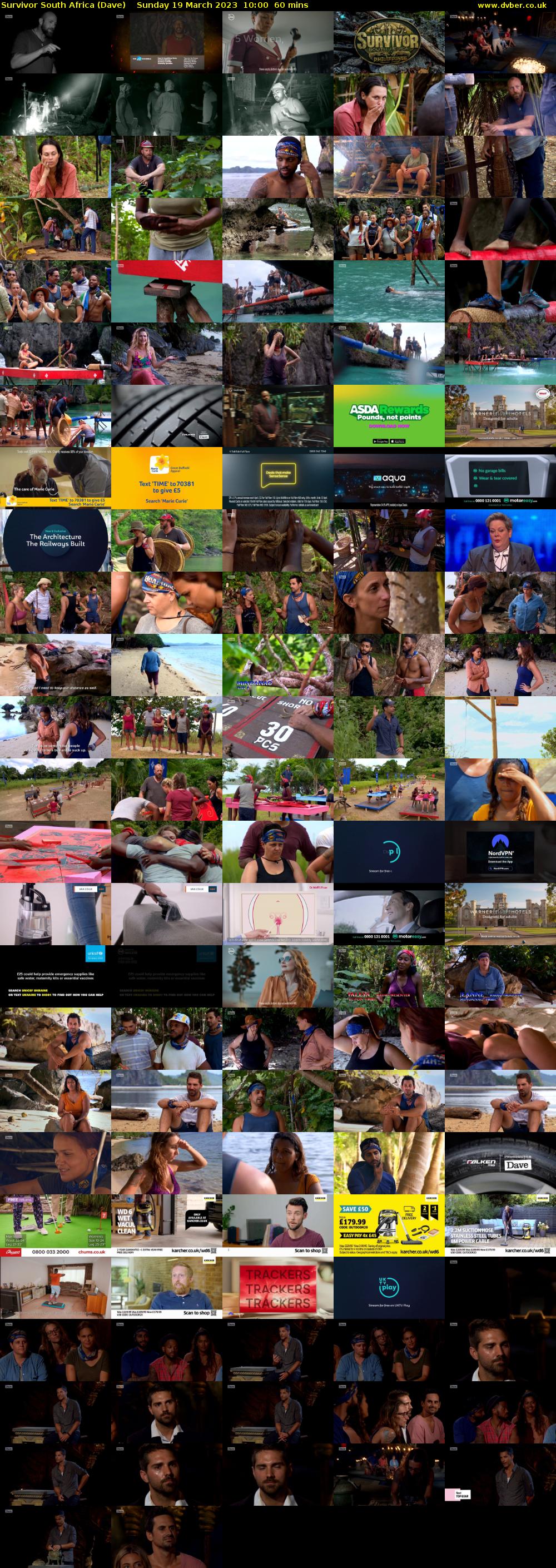 Survivor South Africa (Dave) Sunday 19 March 2023 10:00 - 11:00