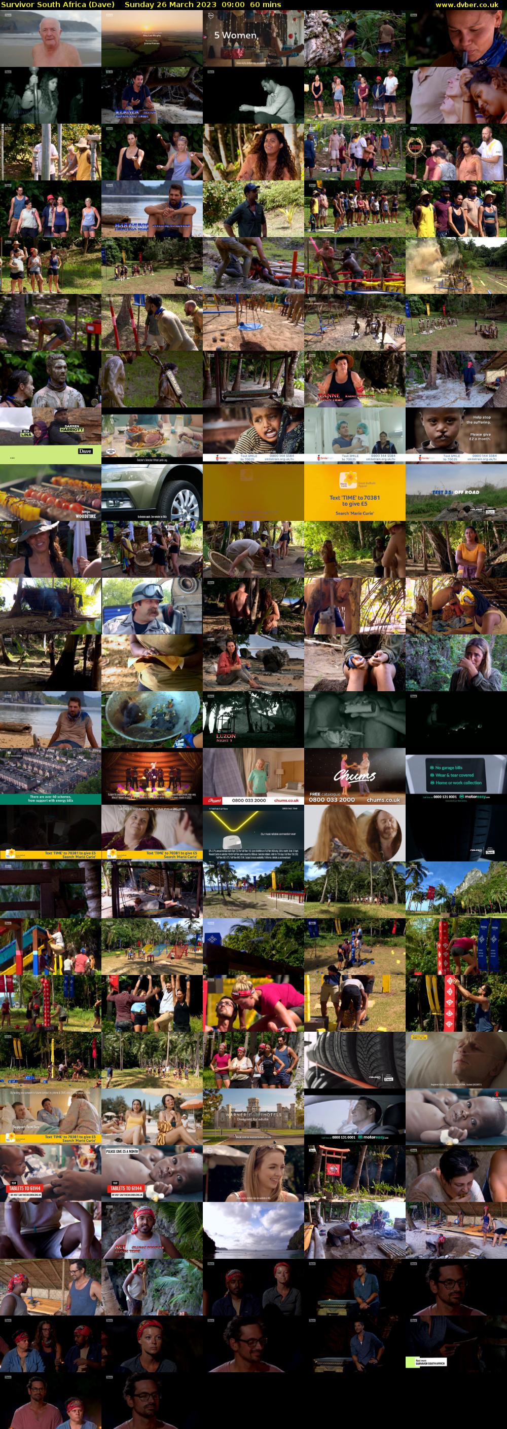 Survivor South Africa (Dave) Sunday 26 March 2023 09:00 - 10:00