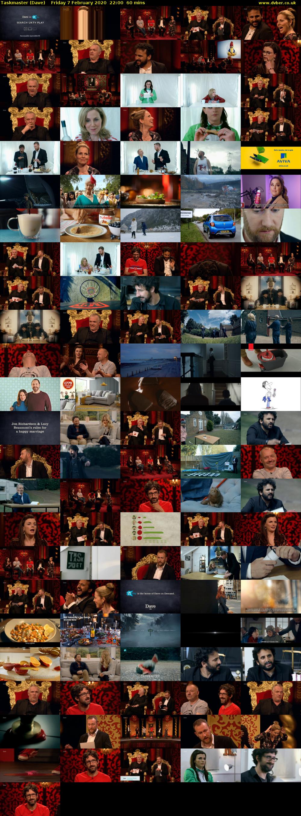 Taskmaster (Dave) Friday 7 February 2020 22:00 - 23:00