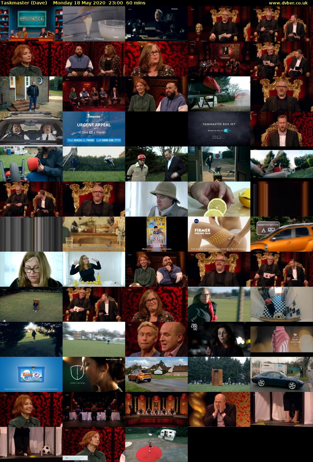 Taskmaster (Dave) Monday 18 May 2020 23:00 - 00:00