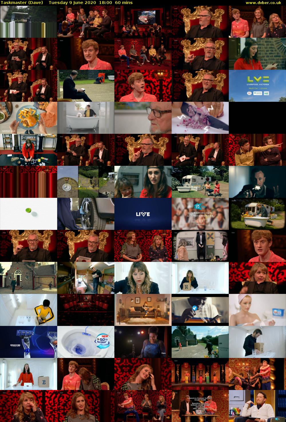 Taskmaster (Dave) Tuesday 9 June 2020 18:00 - 19:00