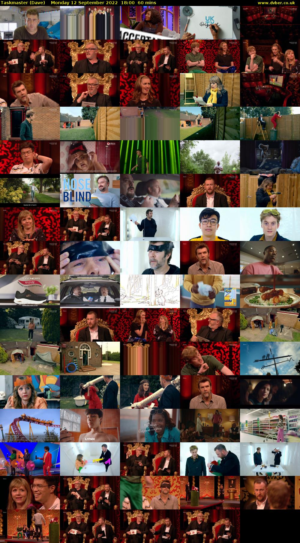 Taskmaster (Dave) Monday 12 September 2022 18:00 - 19:00