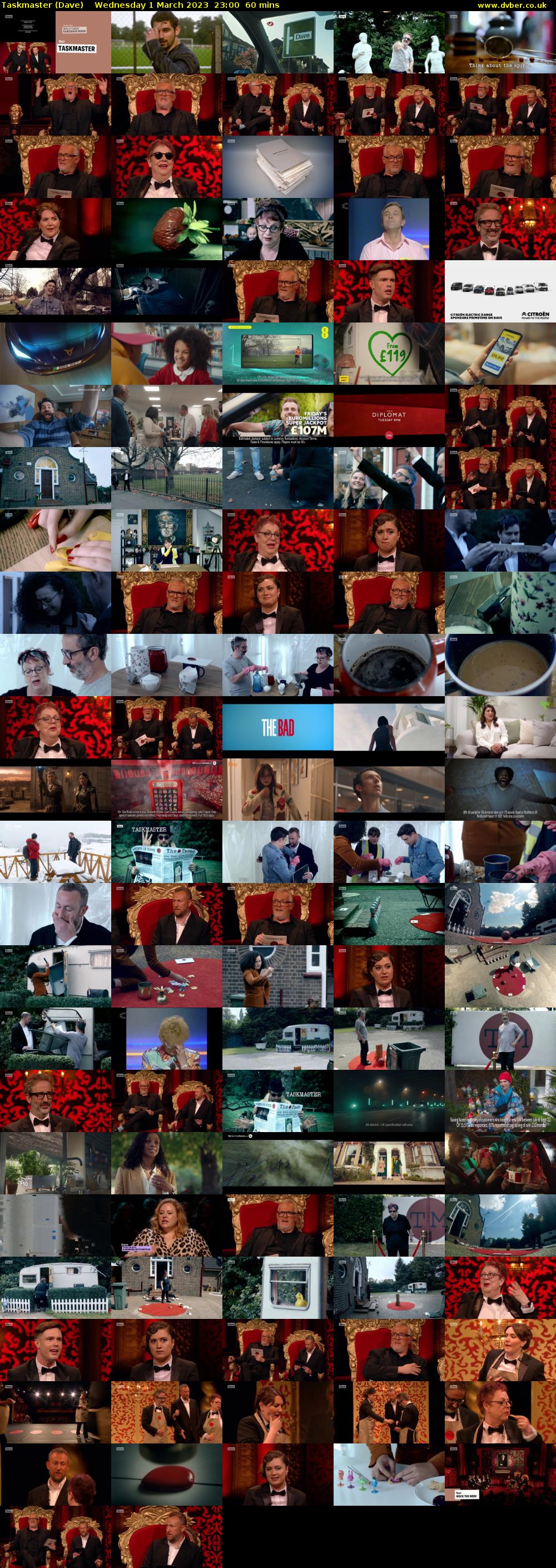 Taskmaster (Dave) Wednesday 1 March 2023 23:00 - 00:00