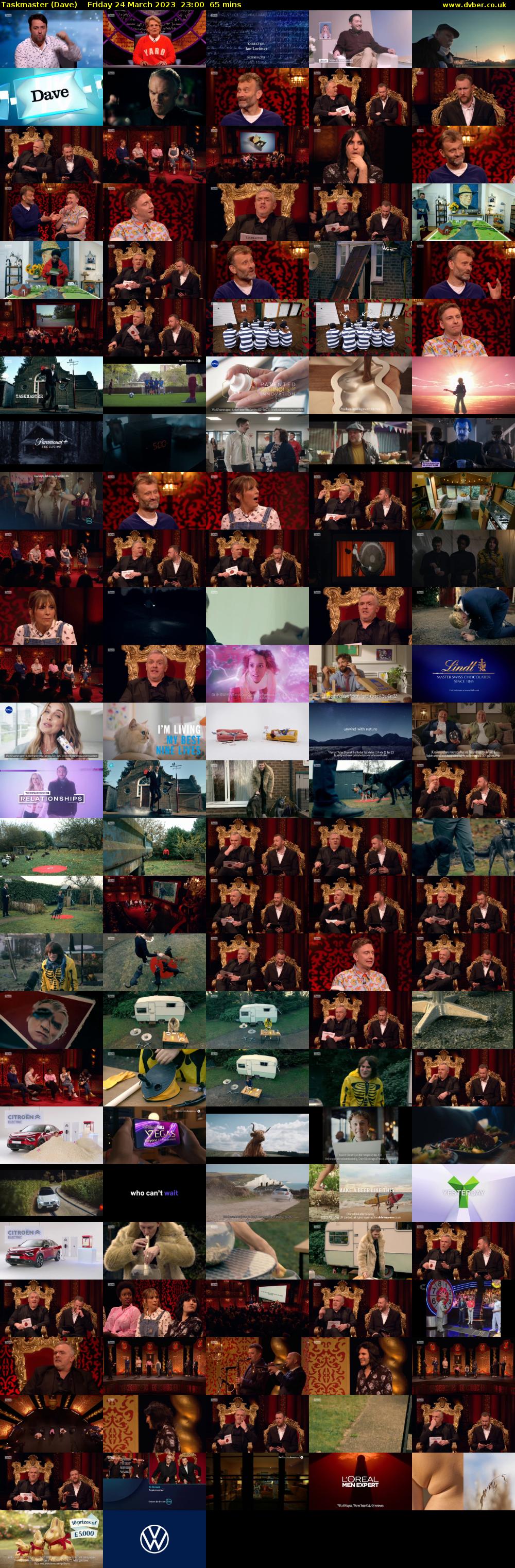 Taskmaster (Dave) Friday 24 March 2023 23:00 - 00:05