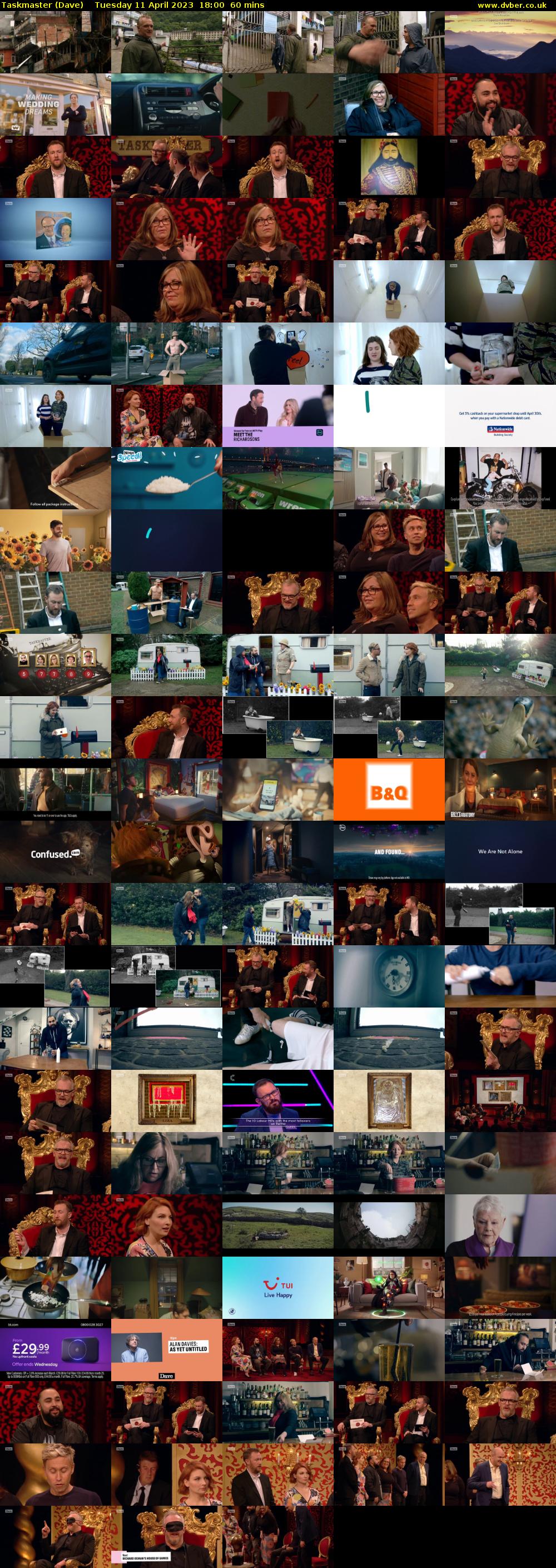 Taskmaster (Dave) Tuesday 11 April 2023 18:00 - 19:00