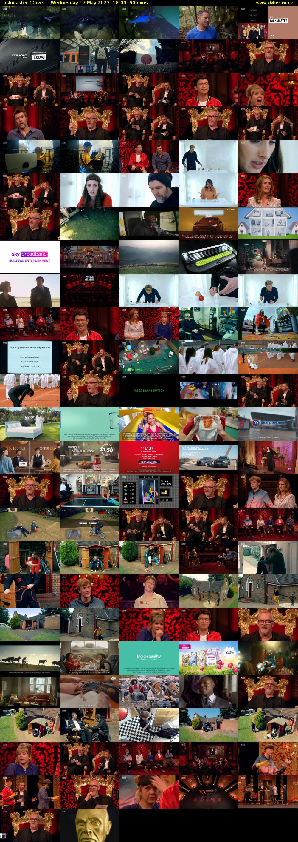 Taskmaster (Dave) Wednesday 17 May 2023 18:00 - 19:00