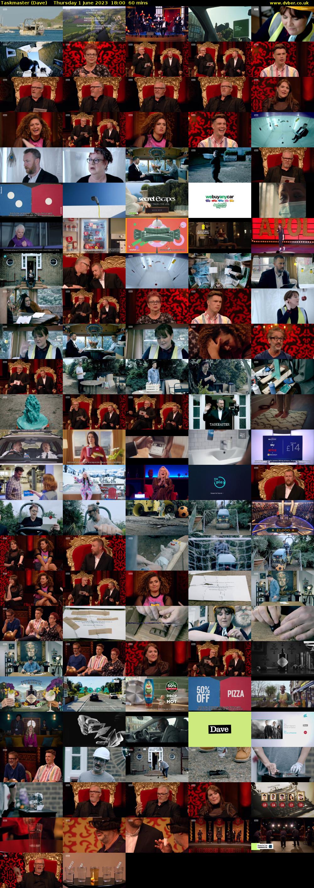 Taskmaster (Dave) Thursday 1 June 2023 18:00 - 19:00