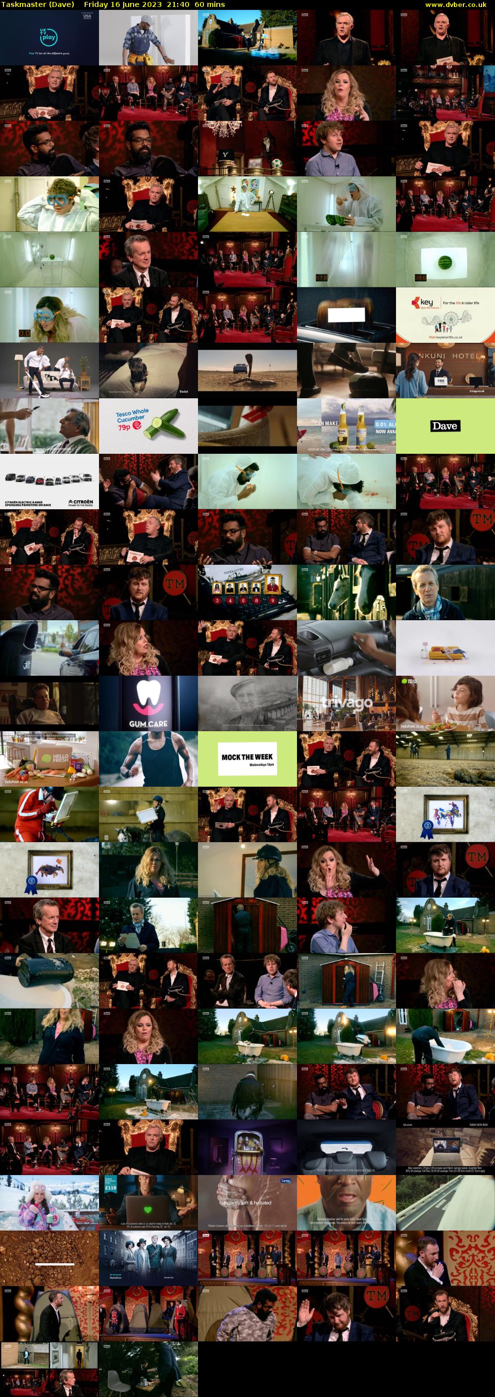 Taskmaster (Dave) Friday 16 June 2023 21:40 - 22:40