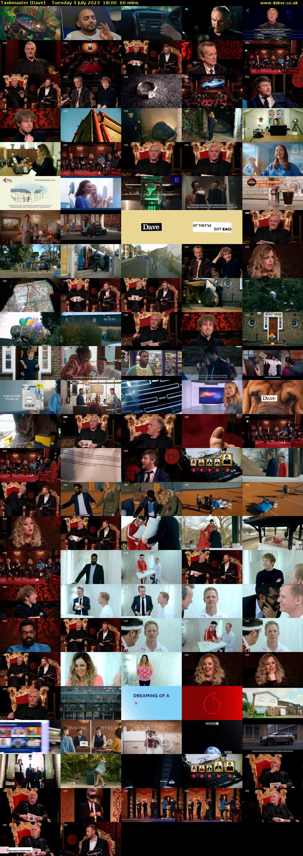 Taskmaster (Dave) Tuesday 4 July 2023 18:00 - 19:00