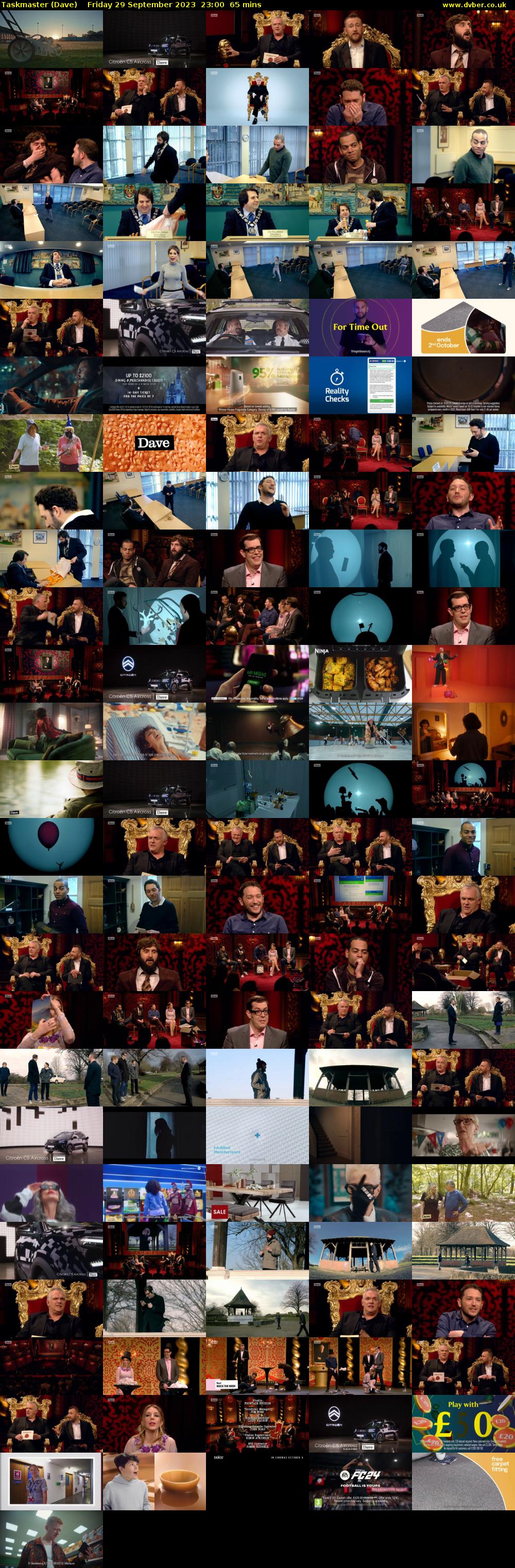 Taskmaster (Dave) Friday 29 September 2023 23:00 - 00:05