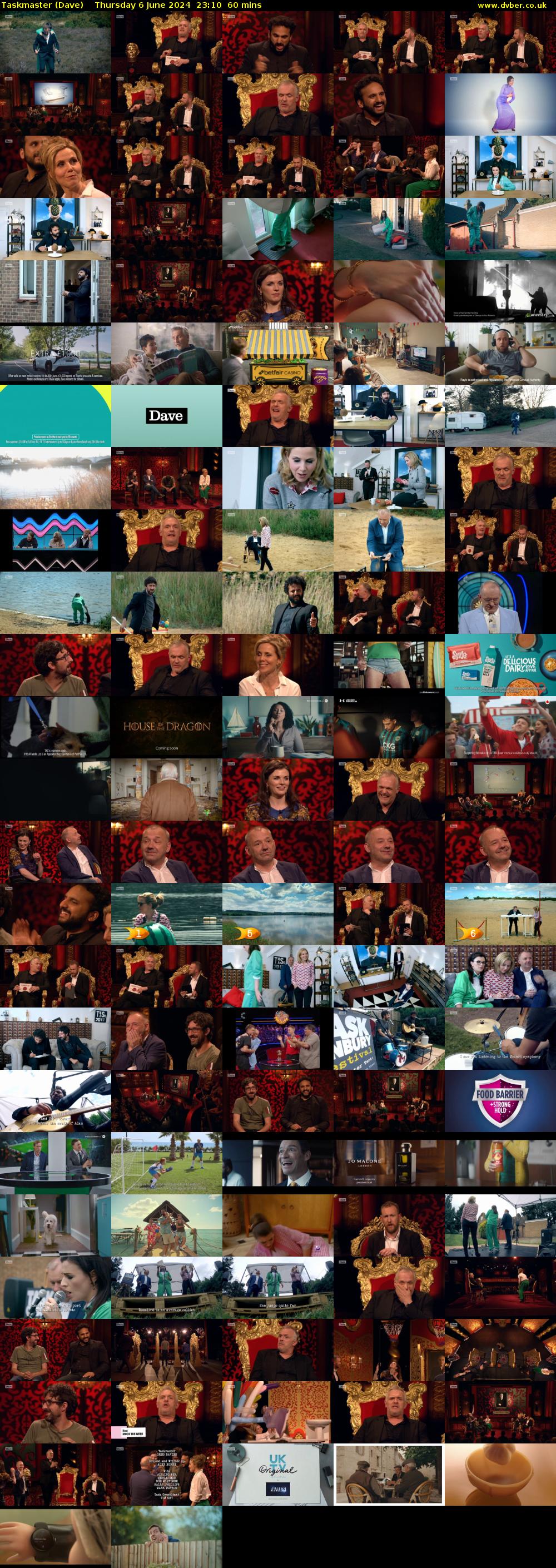Taskmaster (Dave) Thursday 6 June 2024 23:10 - 00:10