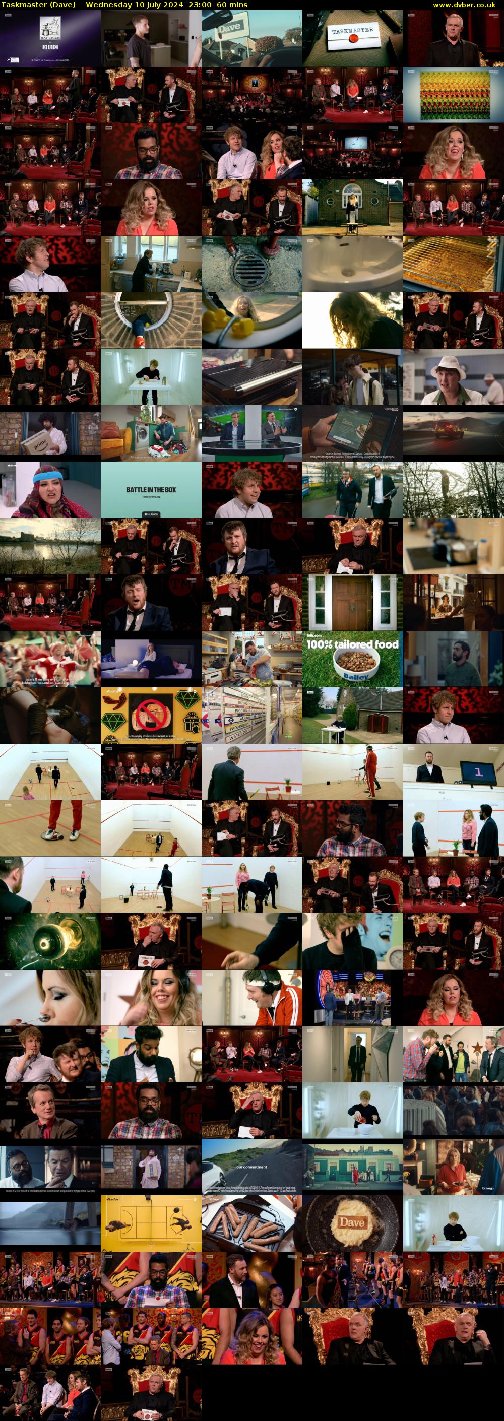 Taskmaster (Dave) Wednesday 10 July 2024 23:00 - 00:00